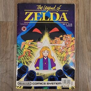 The Legend of Zelda No. 3 Valiant Nintendo Comics System 1991 Vintage Comic